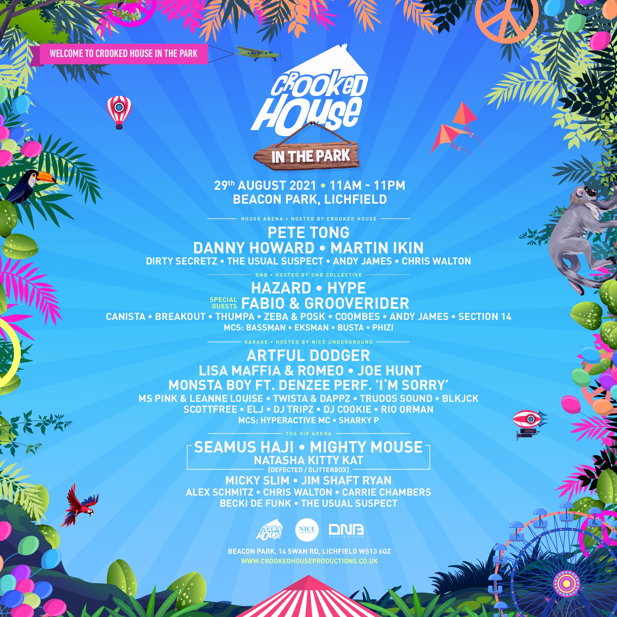 Crooked House 2021 flier